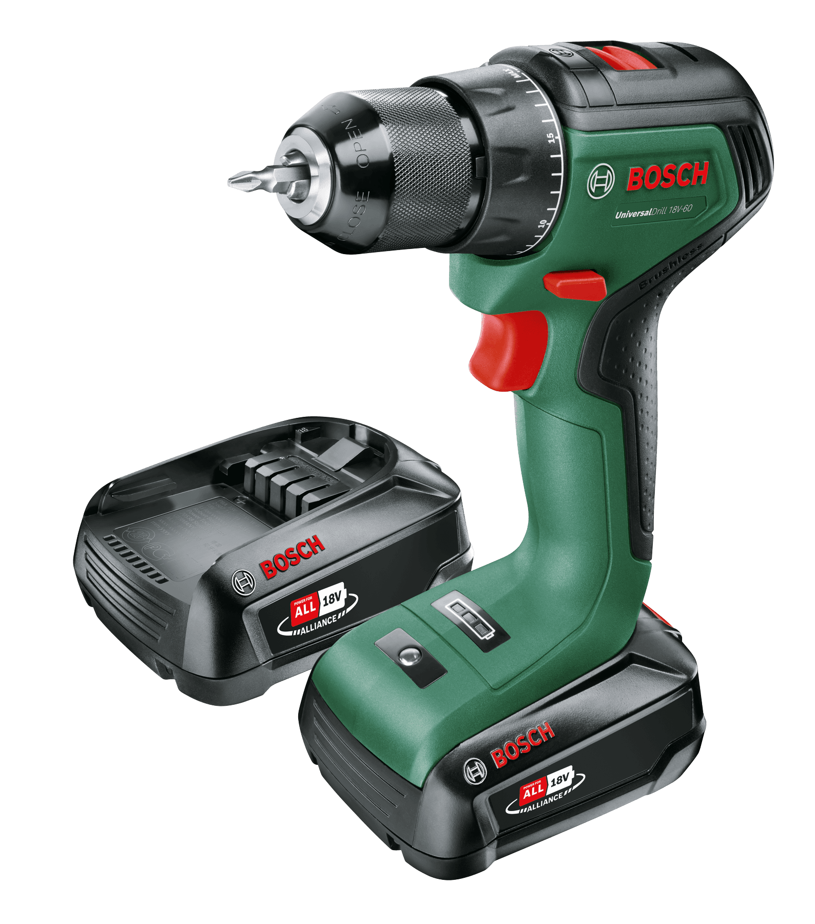 Maşină de găurit/înşurubat cu acumulator UniversalDrill 18V-60