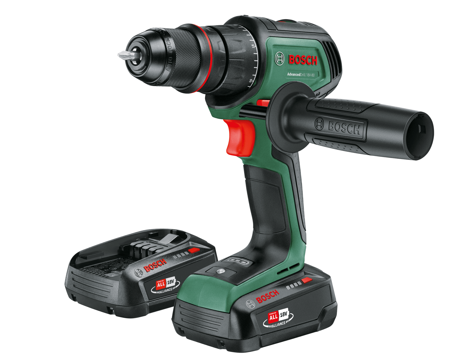Maşină de găurit/înşurubat cu acumulator AdvancedDrill 18V-80 QuickSnap