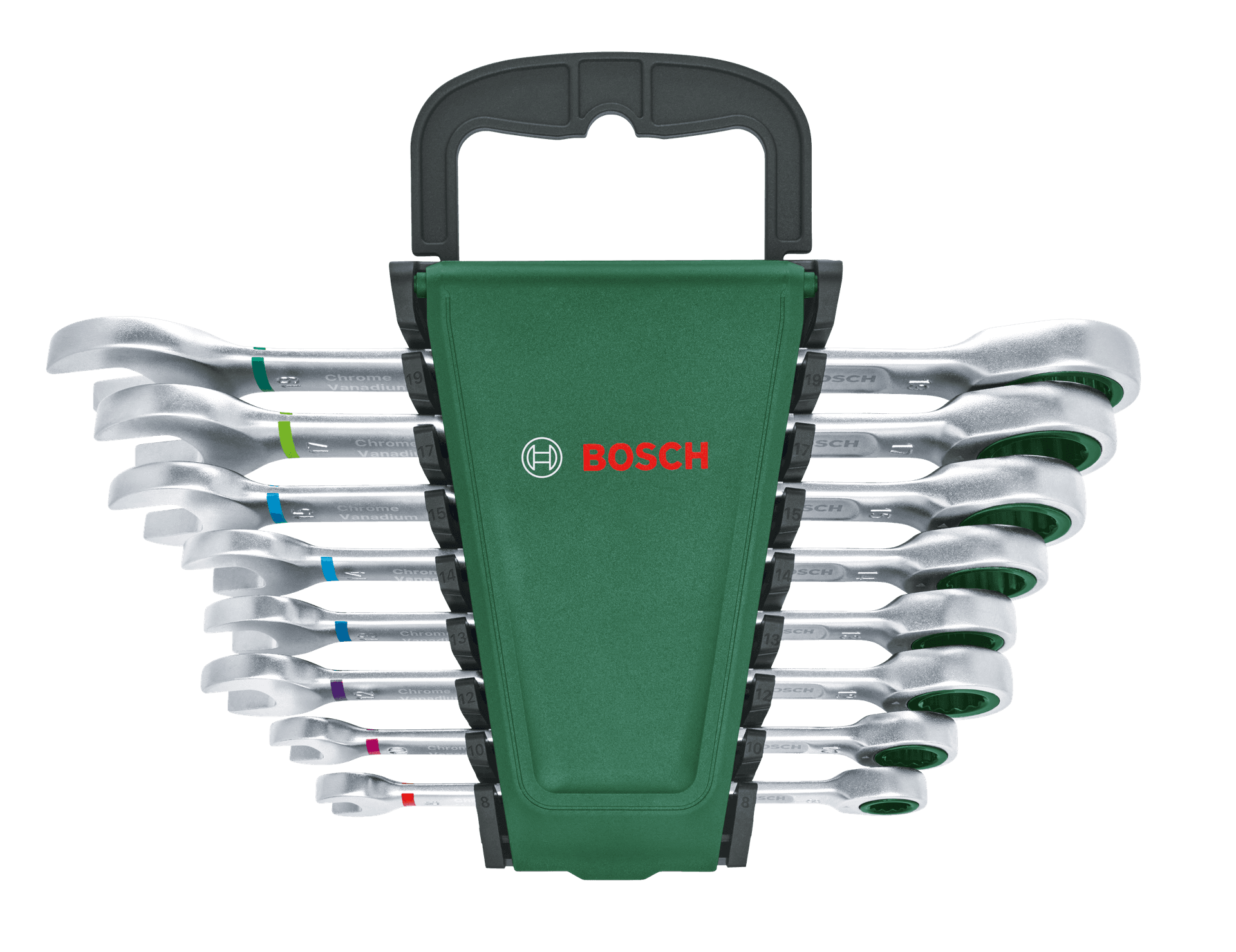 Scule manuale Set de 8 chei combinate cu clichet