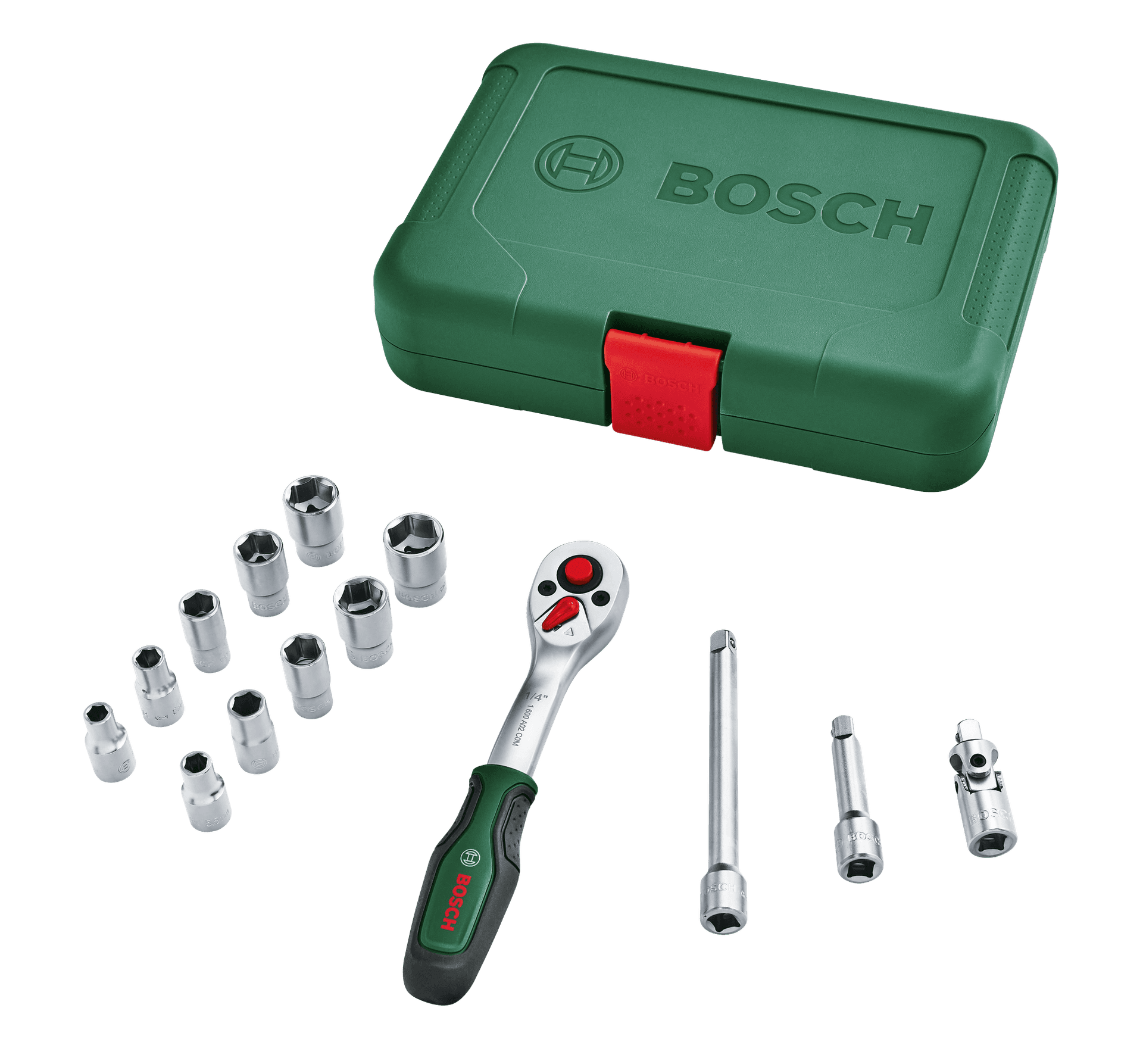 Scule manuale Set cu clichet de 1/4” din 14 piese