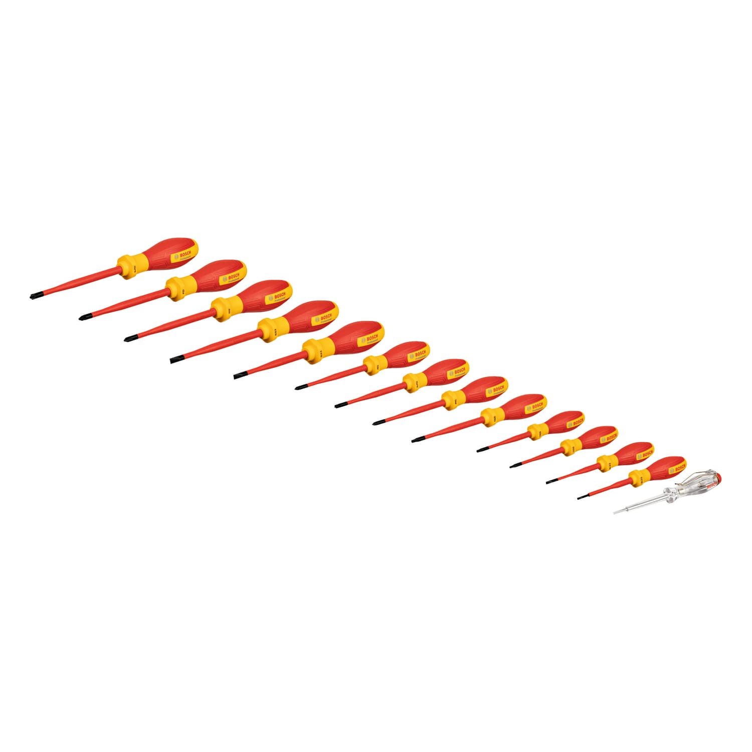 Set mixt de capete de șurubelniță vde, 14 buc.