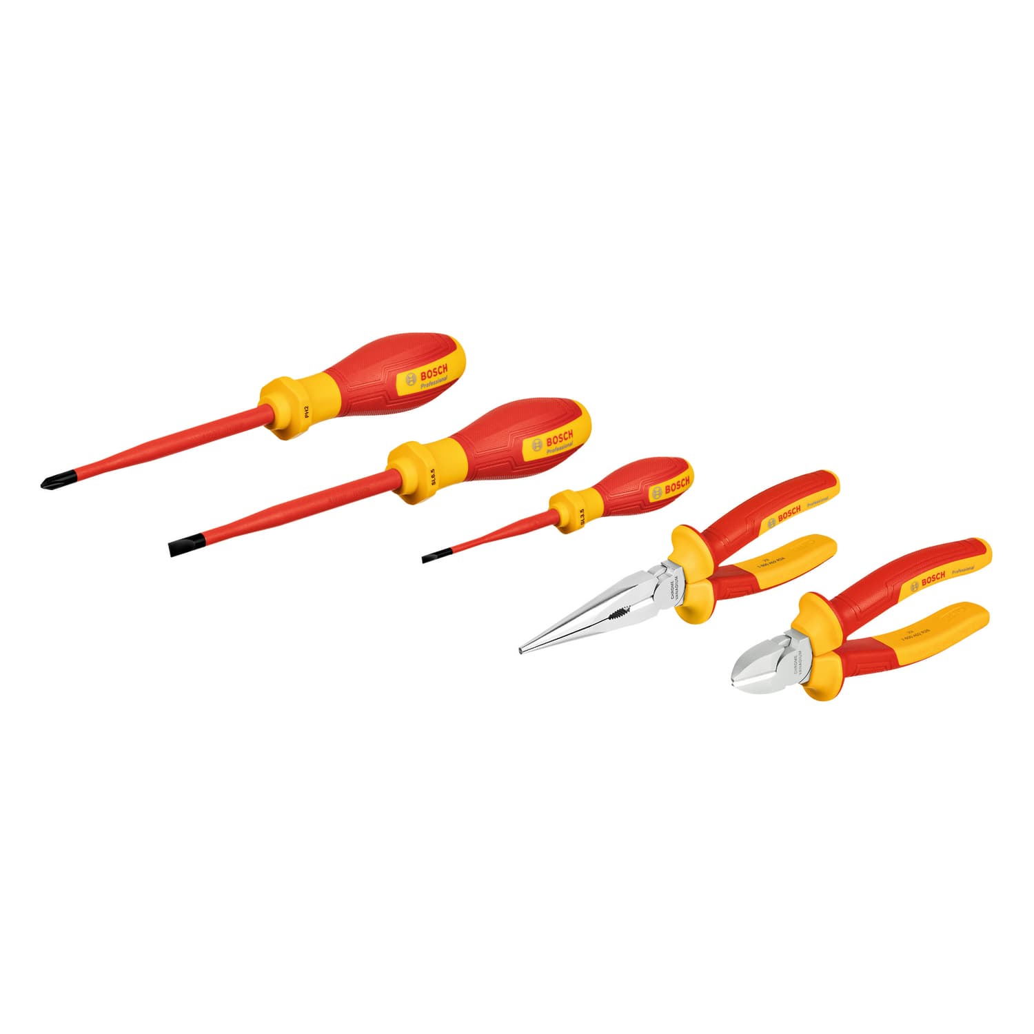 Vde hand tools mixed set, 5 pcs