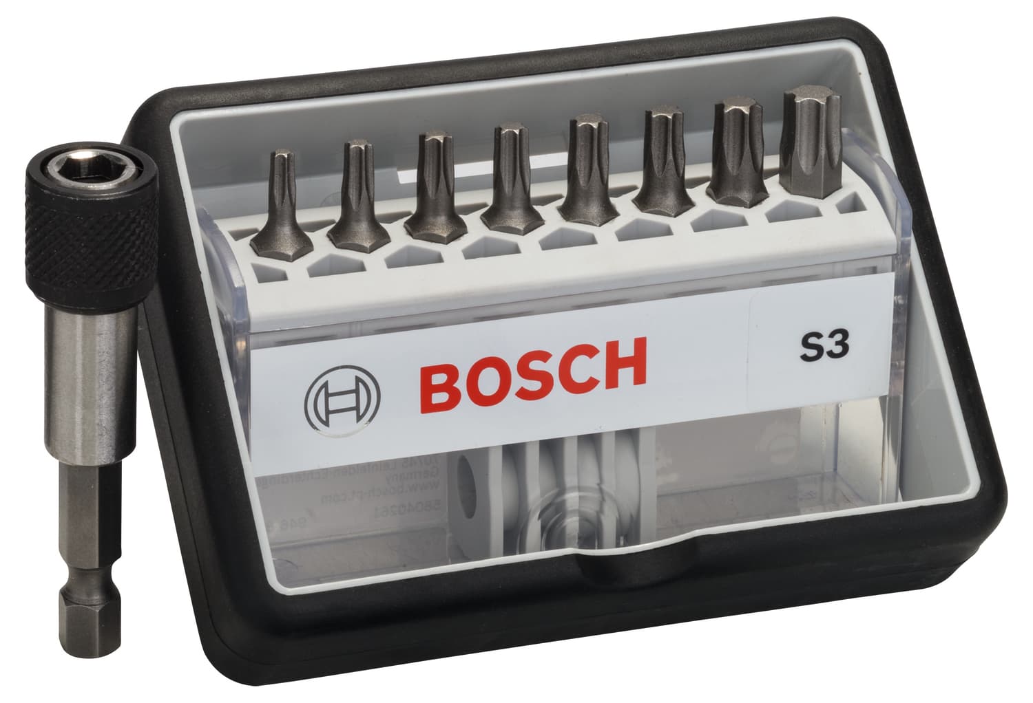 Set de capete de șurubelniță robust line s t, versiunea extra hard, 8+1 bucăți 4