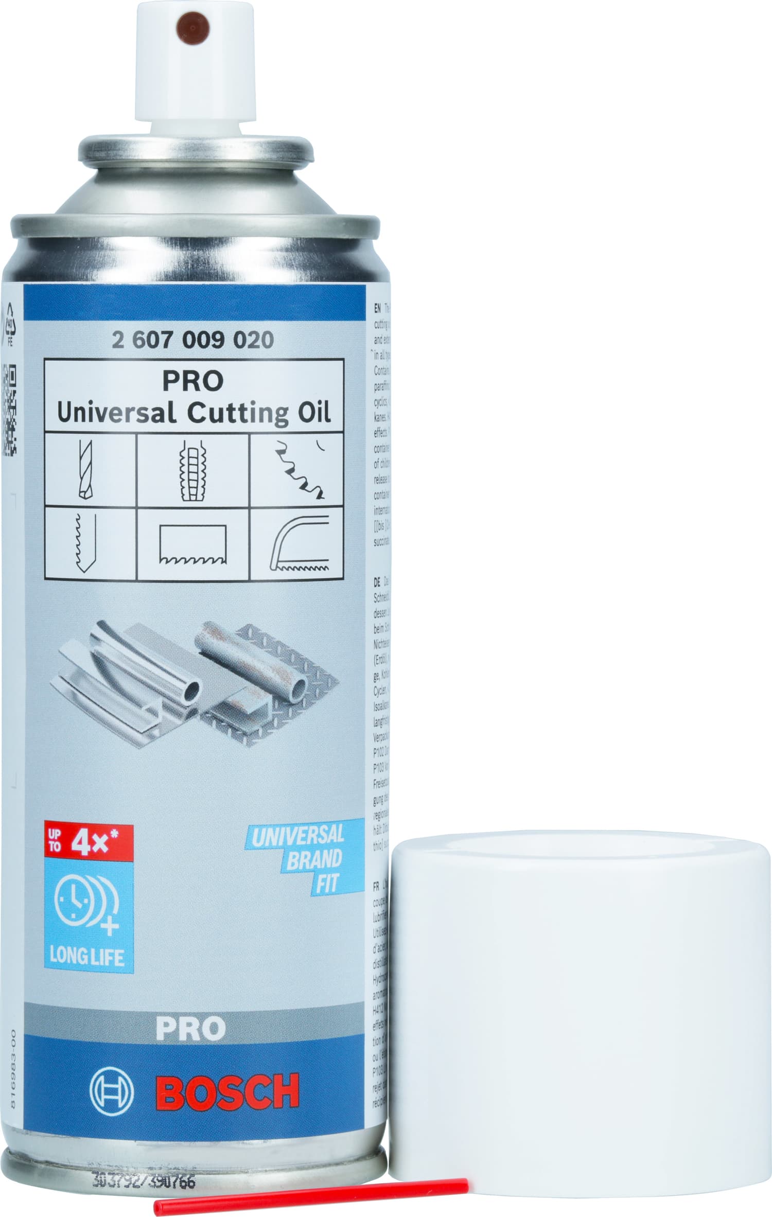 PRO Universal Cutting Oil pentru o durată lungă de viață a accesoriilor lubrifiate în aplicații de prelucrare a metalului