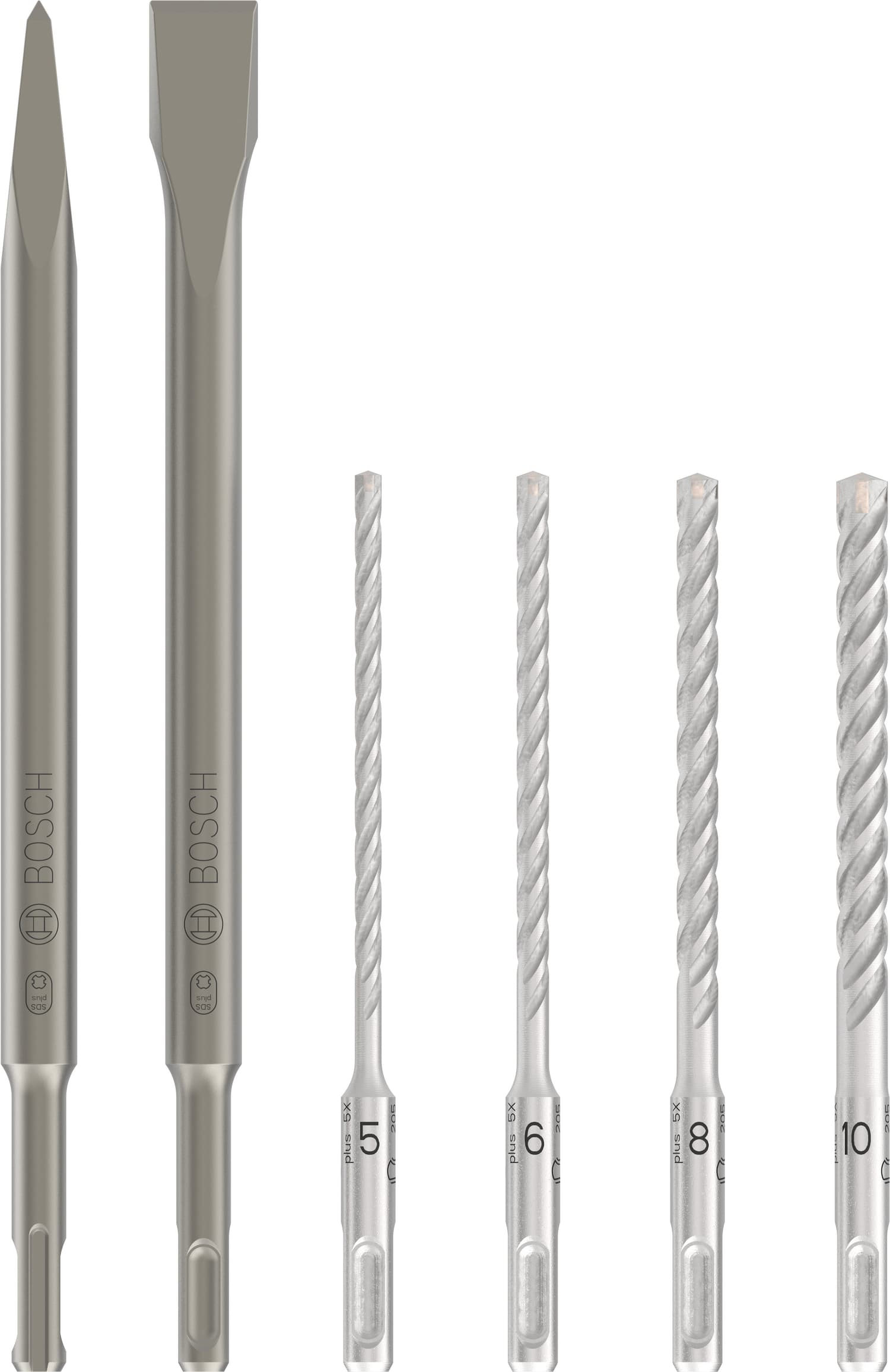 PRO SDS plus-4C pentru o durată mare de viață la dăltuirea betonului și zidăriei, 5-10mm x 160mm 4