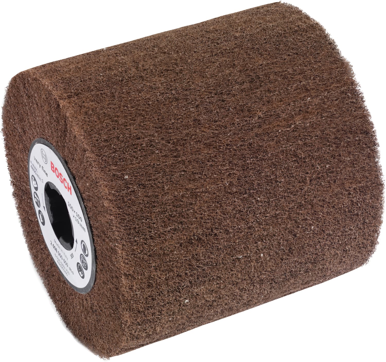Tambur de şlefuit din pâslă, 100mm x foarte fin