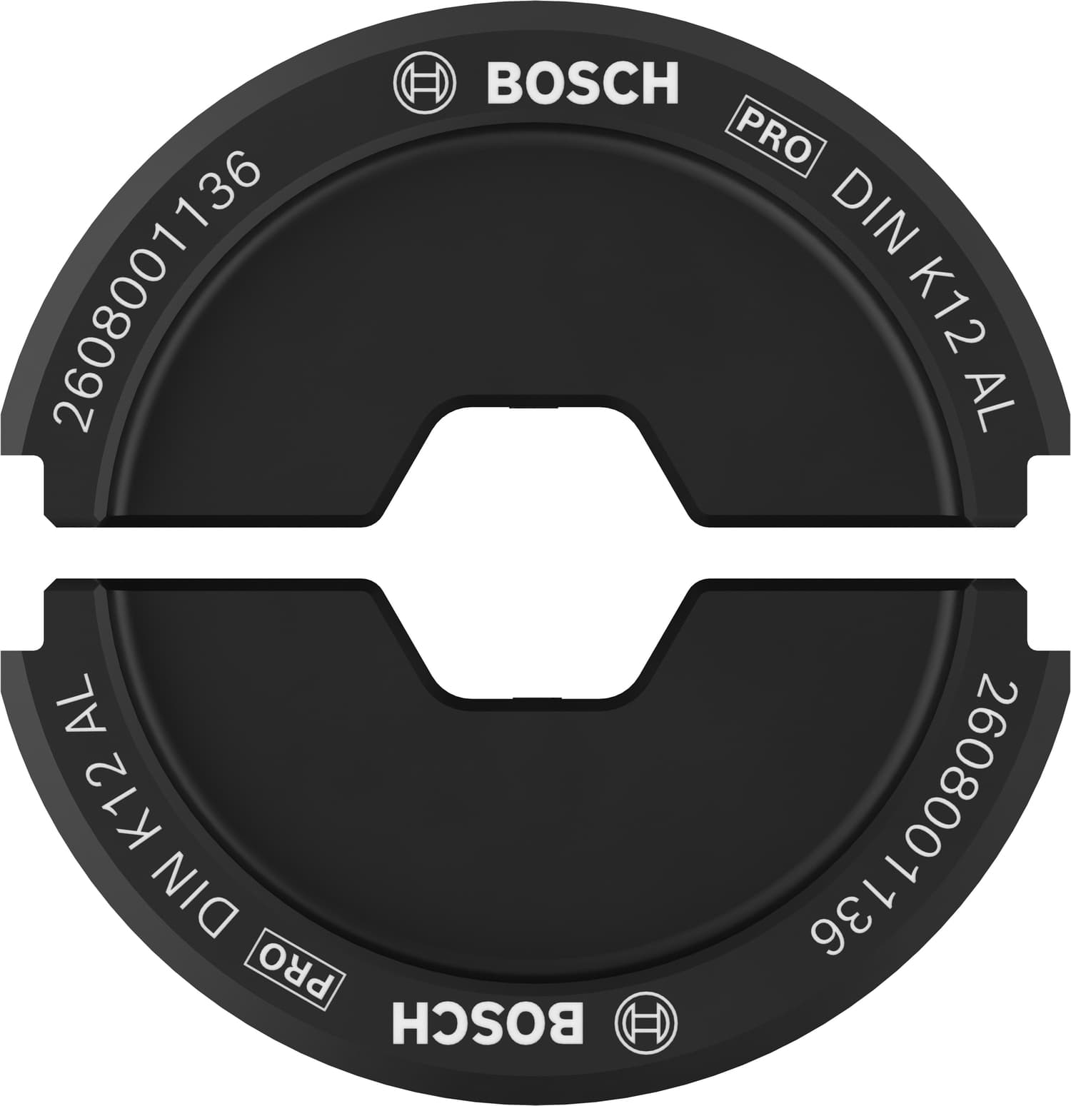 PRO Crimping Die for Robust crimping aluminium cable lugs and connectors