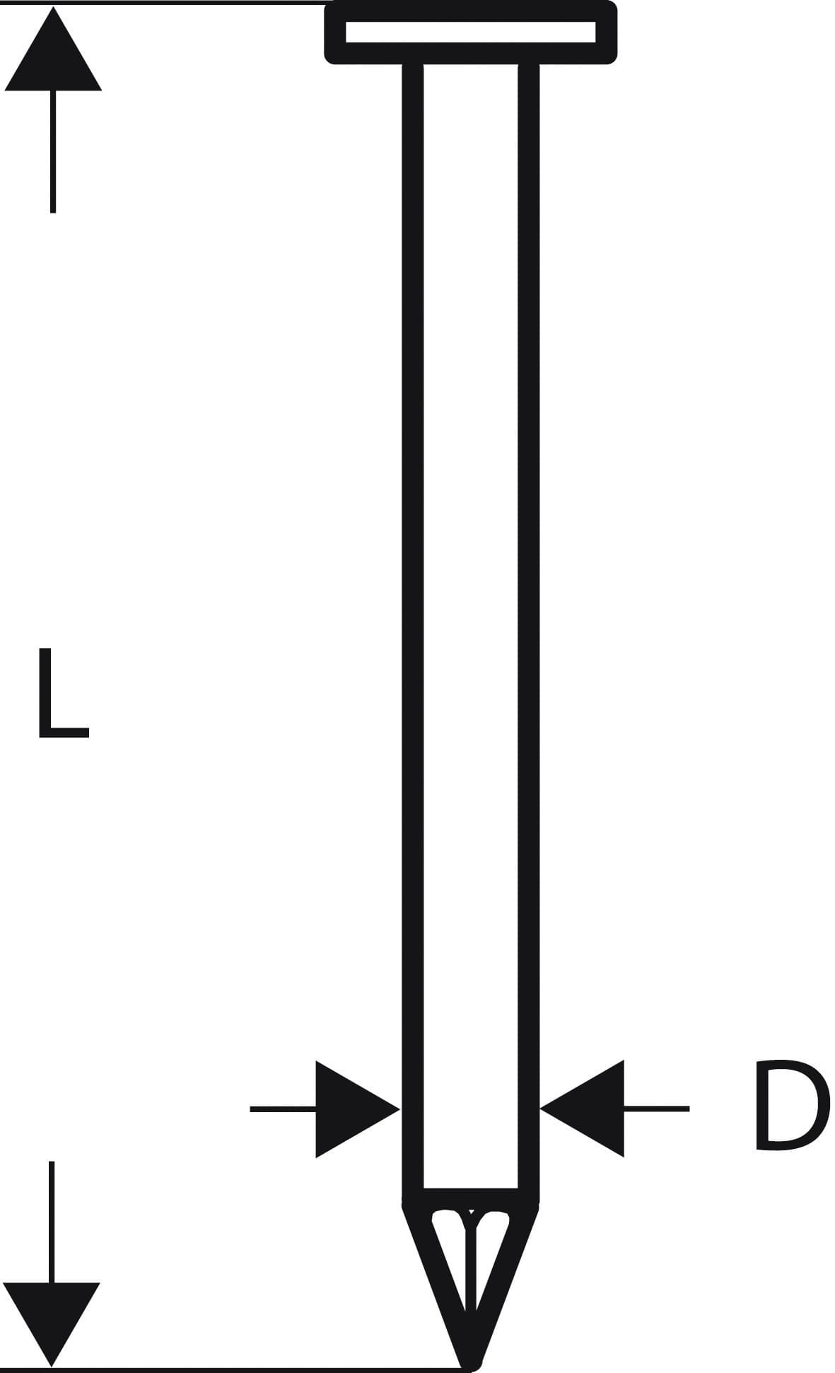 Cuie de bandă cu cap complet PRO SN21FH pentru fixare robustă a lemnului, 2.8mm