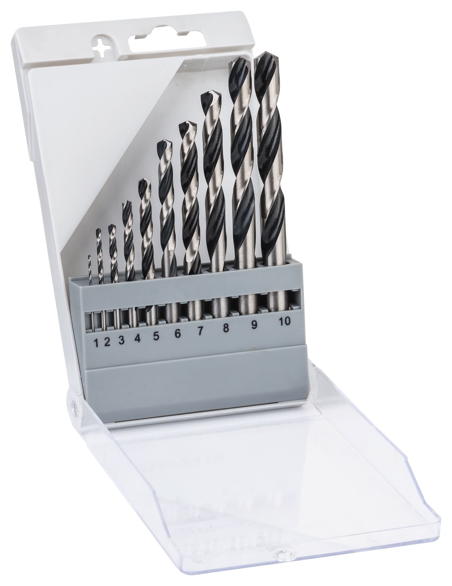 Set de burghie elicoidale hss pointteq 1 - 10 mm, 10 bucăți, 1-10mm x 34-133mm 4