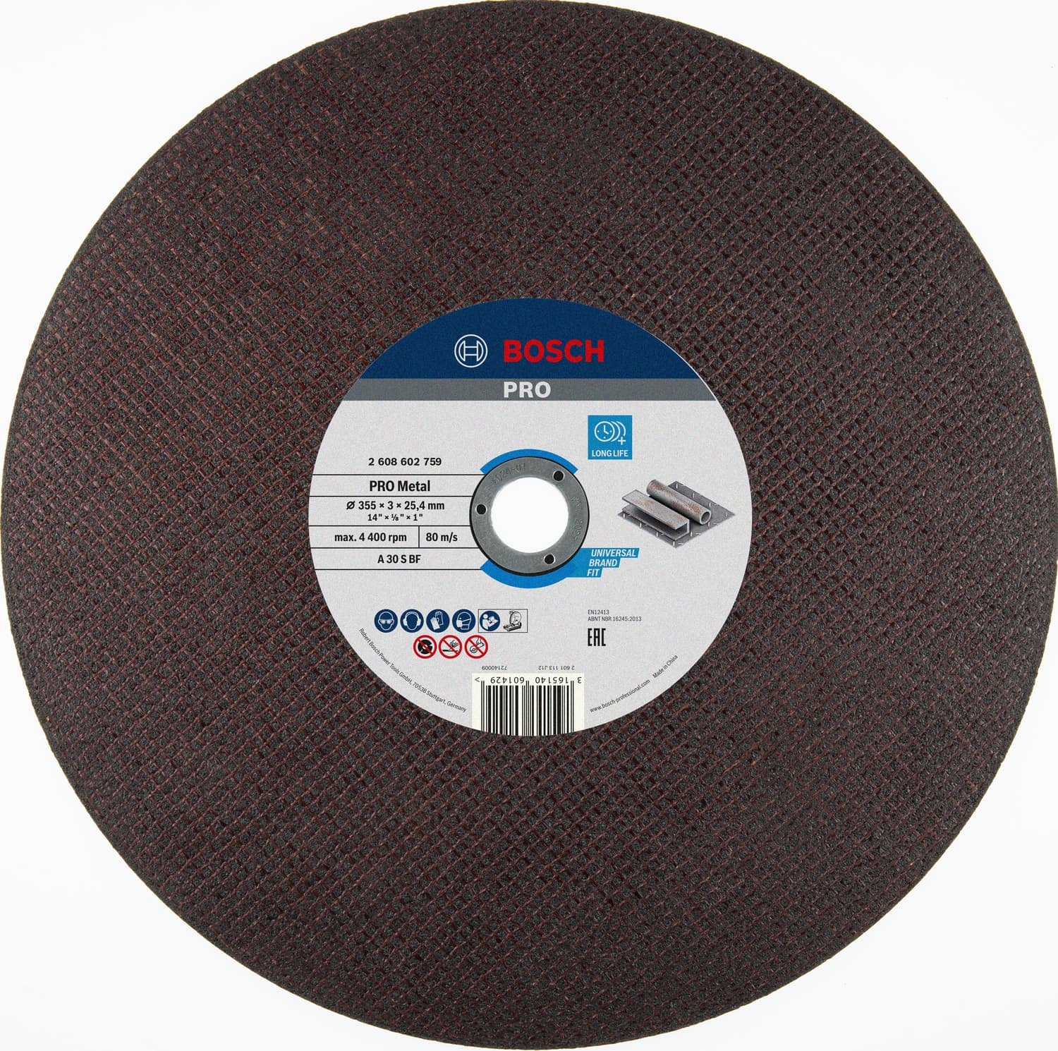 PRO Metal pentru tăierea robustă a metalului, 355mm x 3.1mm 4