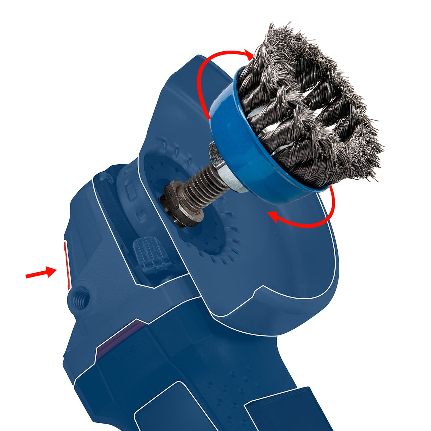 Metal heavy for Long Life cleaning metal, 75mm