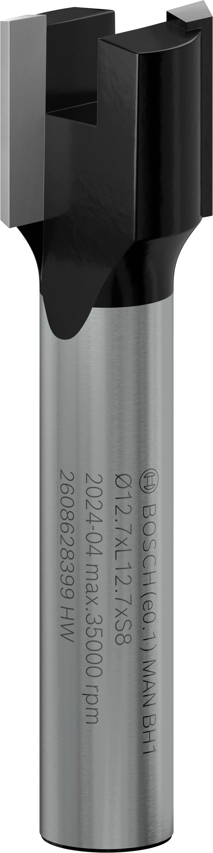 Freză PRO pentru tăierea precisă a canelurilor în lemn, 12,7mm x 51mm