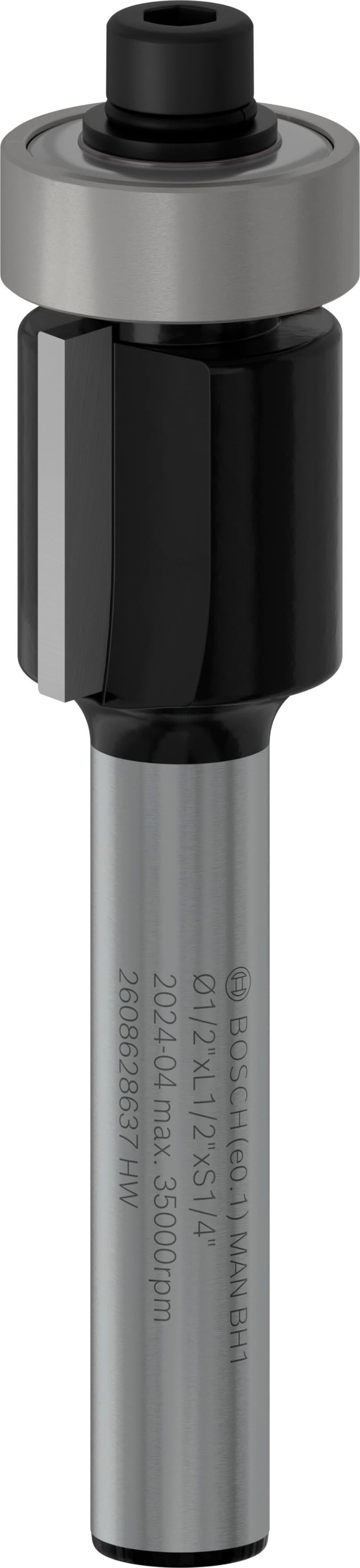 Freză PRO pentru tăierea la nivel cu precizie a lemnului, 12,7mm x 56mm