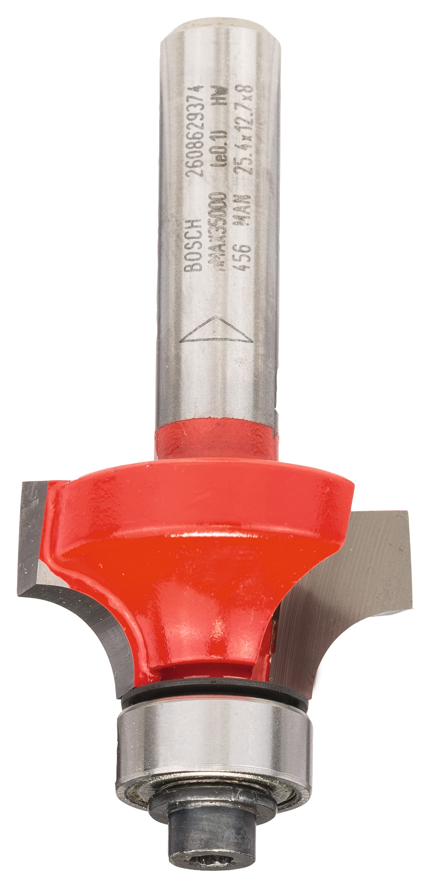 Freză de rotunjit expert for wood, 8 mm, d 25,4 mm, r1 6,35 mm, l 12,7 mm, g 55 mm, 25,4mm x 55.2mm
