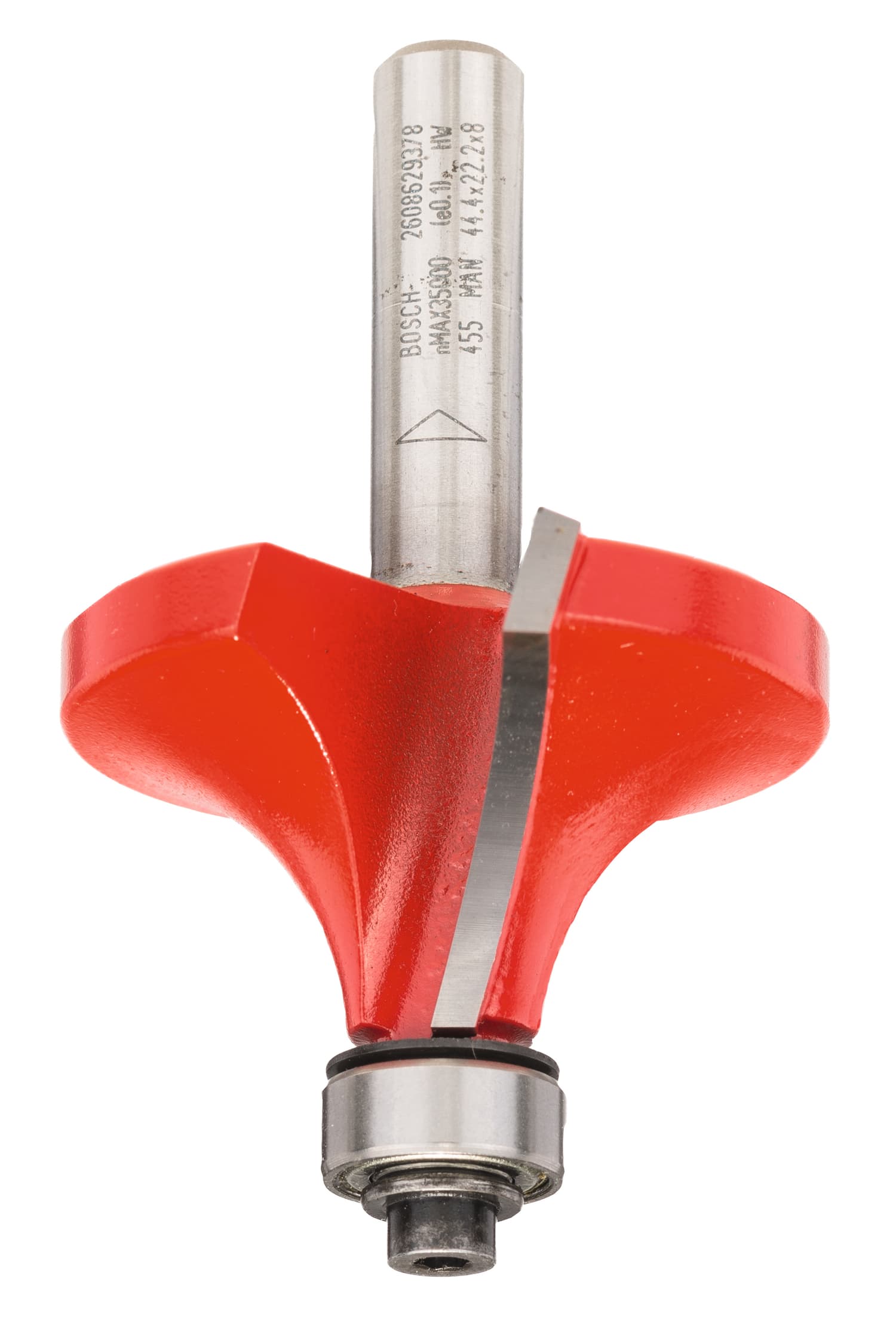 Freză de rotunjit expert for wood, 8 mm, d 44,4 mm, r1 15,9 mm, l 22,2 mm, g 64 mm, 44,4mm x 64.7mm