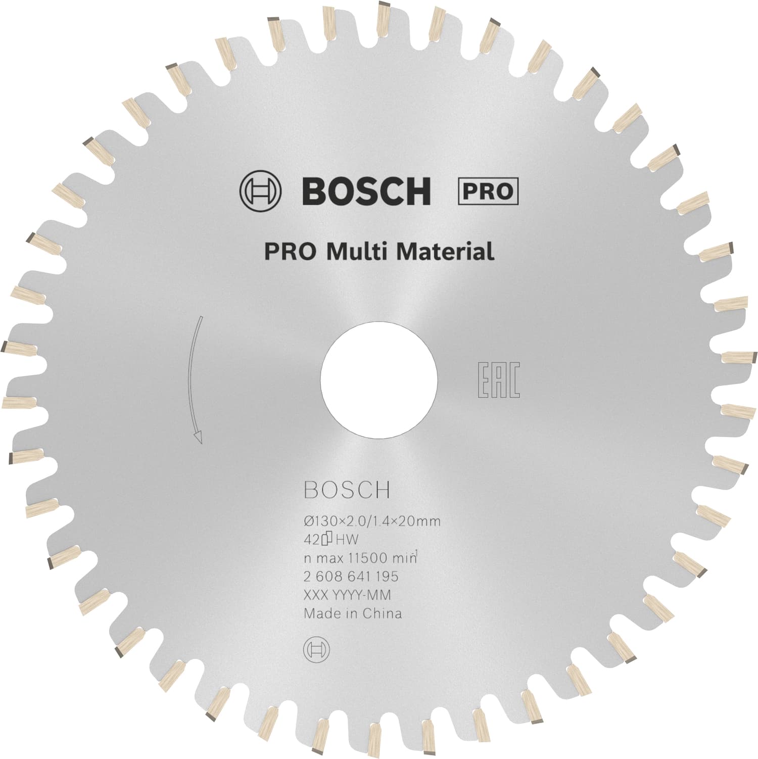 PRO Multi Material pentru o durată mare de viață la tăierea diferitelor materiale, 130mm x 1.4mm