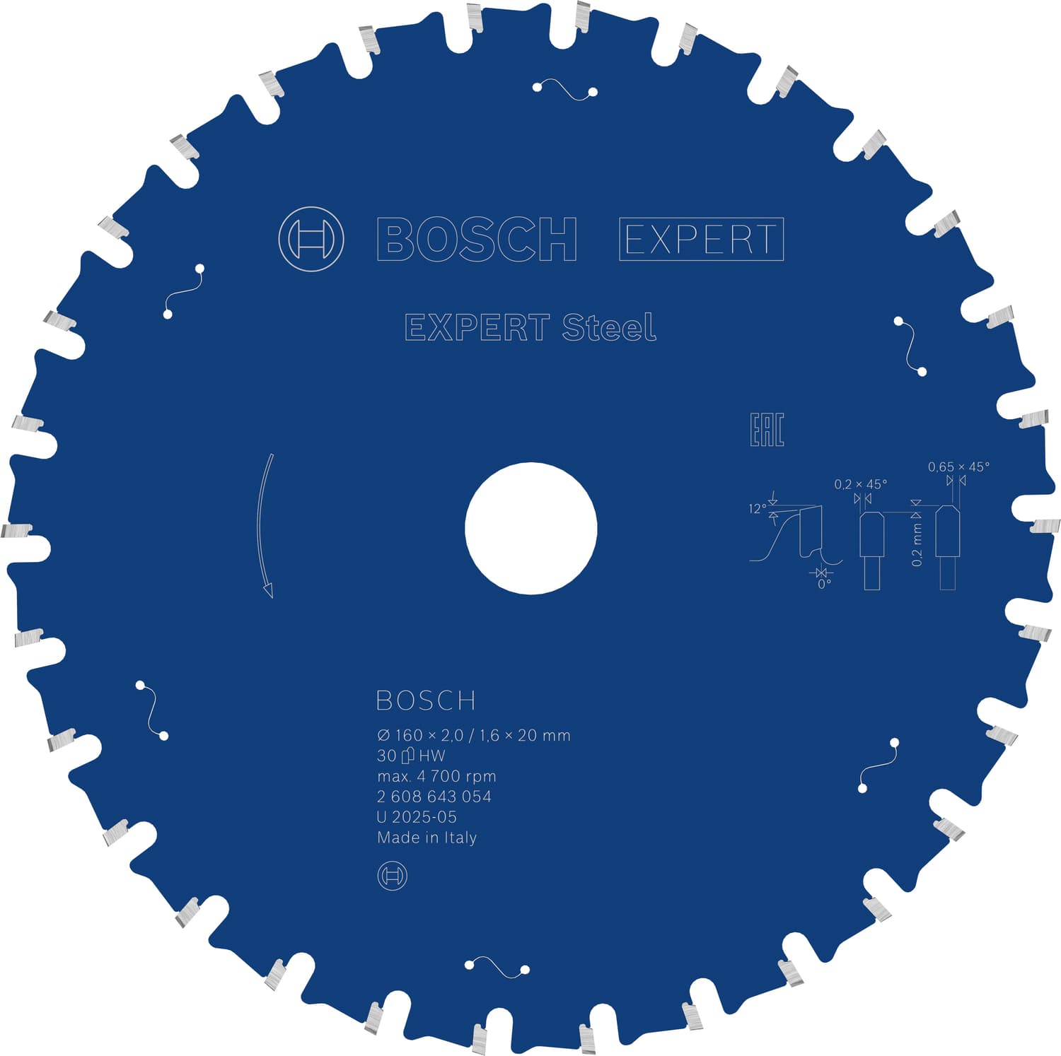 EXPERT Steel pentru tăierea precisă a oțelului, 160mm x 1.6mm