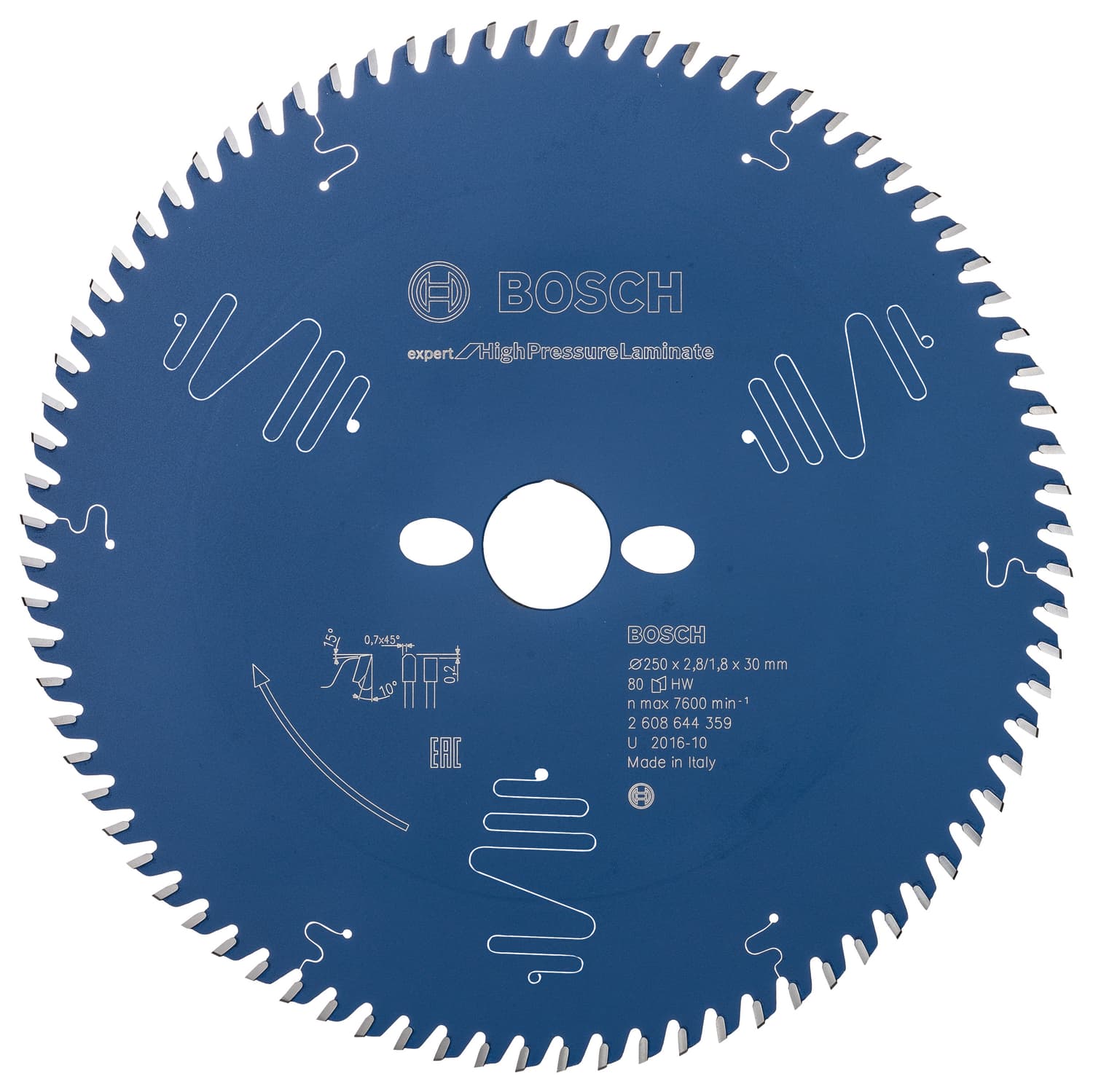 Ex tr t 250x30-80, 250mm x 1.8mm