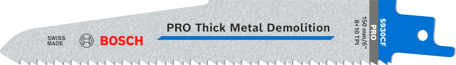 PRO Thick Metal Demolition S930CF pentru o durată lungă de viață la demolarea structurilor din metal, 150mm x 1.6mm 4