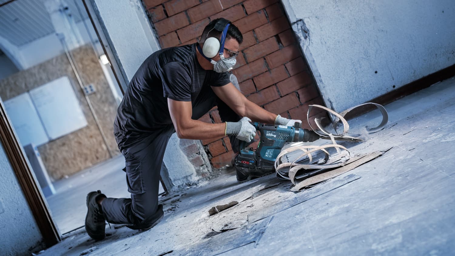 PRO SDS plus Floor Scraper pentru îndepărtarea rapidă a plăcilor ceramice 4