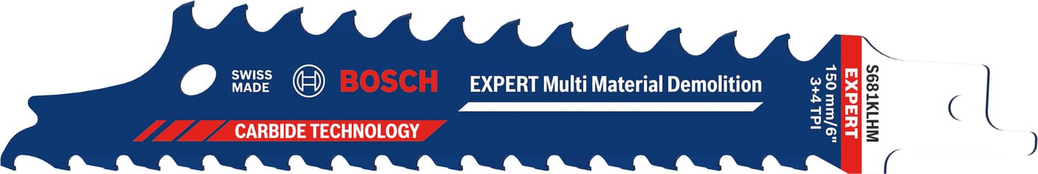 EXPERT Multi Material Demolition S681KLHM pentru durată mare de viață la tăierea lemnului compozit și a lemnului cu metal, 150mm x 1.25mm 4