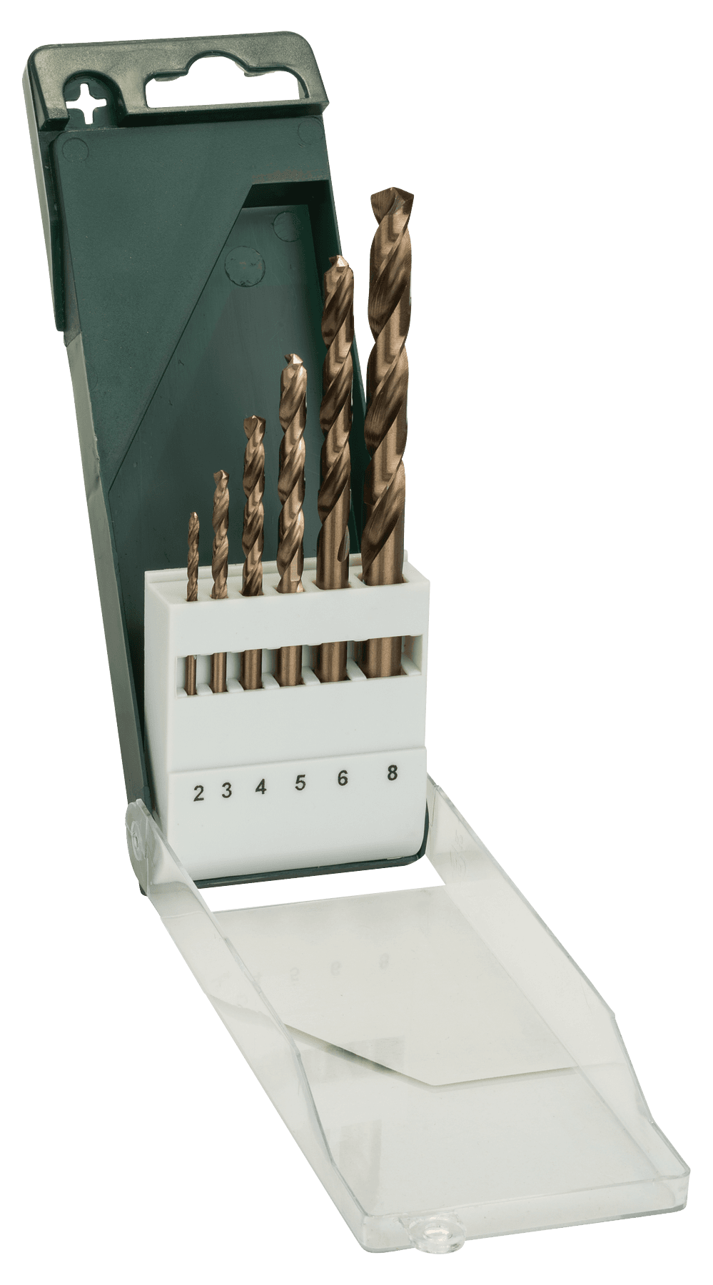 Set de burghie pentru metal hss-co, din 338 6 bucăți