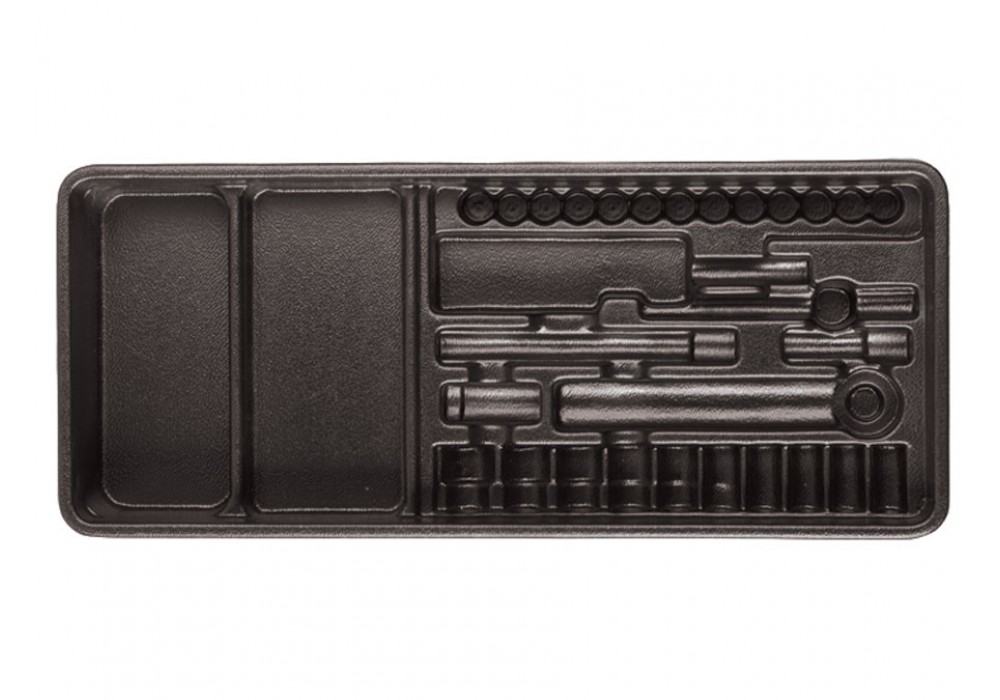 Modul PVC pentru 38 capete tubulare accesorii, 380×160×60mm