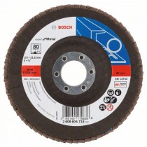 Disc de șlefuire lamelar X551, EXPERTpert for Metal D= 125 mm; G80, înclinat