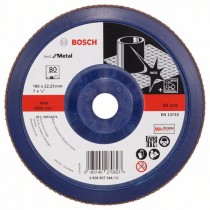 Disc de șlefuire lamelar X571, Best for Metal 180 mm; G80, drept