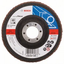 Disc de șlefuire lamelar X551, EXPERTpert for Metal D= 115 mm; G40, înclinat