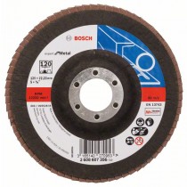 Disc de șlefuire lamelar X551, EXPERTpert for Metal D= 125 mm; G120, înclinat