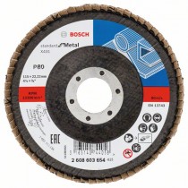 Disc de șlefuire lamelar X431, Standard for Metal 115 mm, 22,23 mm, 80