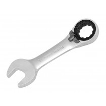 Cheie combinata scurta cu clichet reversibil, 19mm